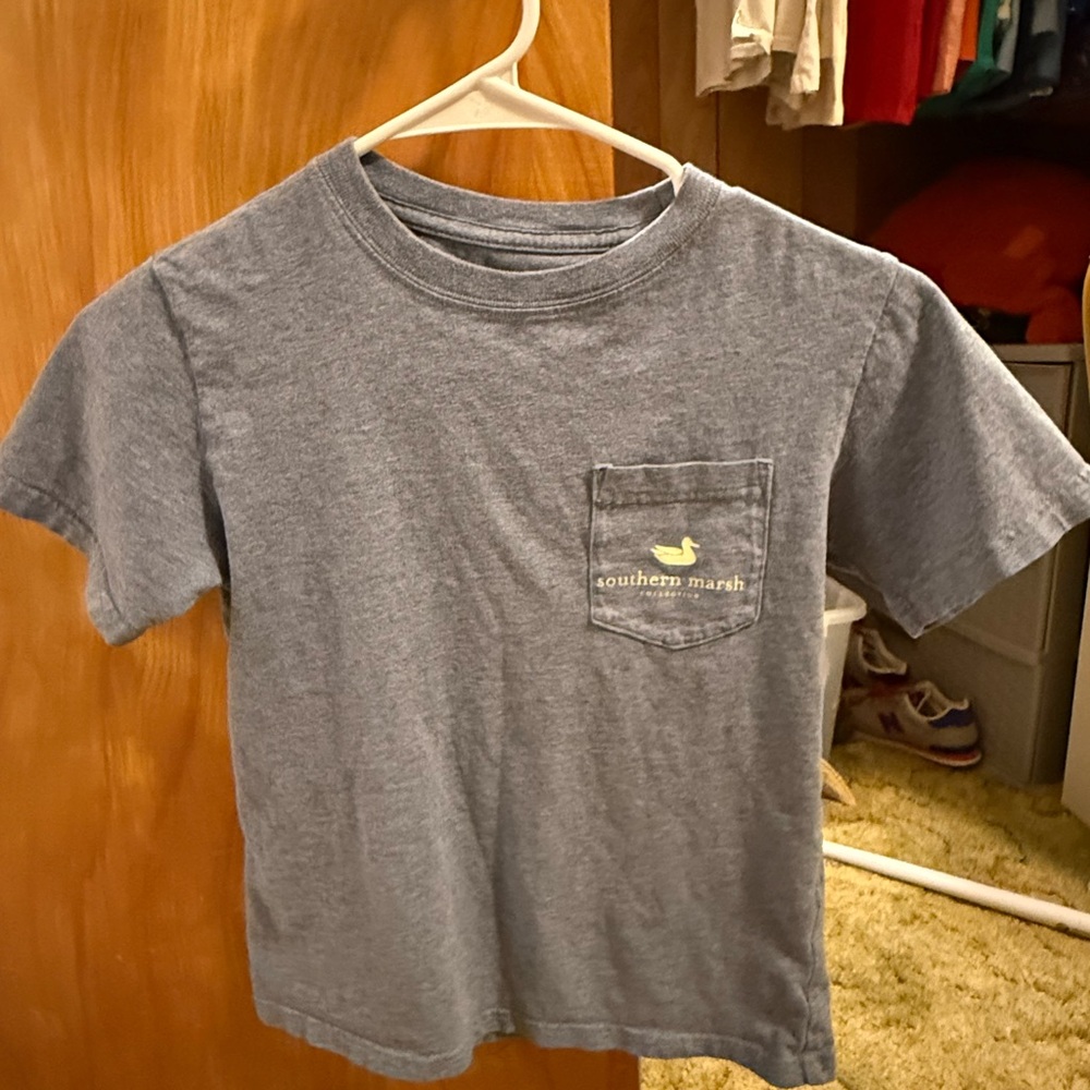 Southern Marsh Kids Blue Pocket Tee